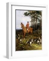 Picking up the scent-Heywood Hardy-Framed Premium Giclee Print