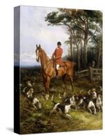 Picking up the scent-Heywood Hardy-Stretched Canvas