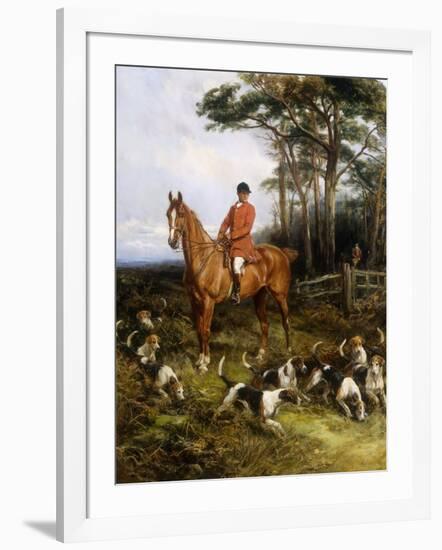 Picking up the scent-Heywood Hardy-Framed Giclee Print