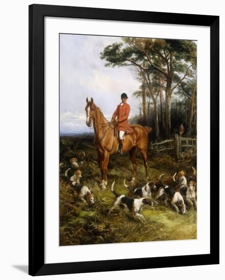 Picking up the scent-Heywood Hardy-Framed Giclee Print