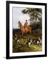 Picking up the scent-Heywood Hardy-Framed Giclee Print