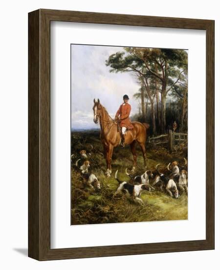 Picking up the scent-Heywood Hardy-Framed Giclee Print