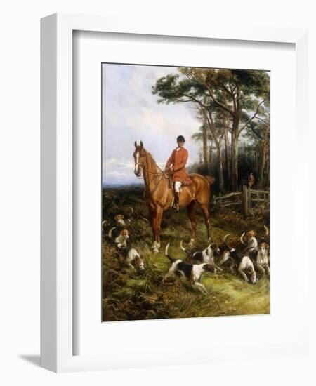 Picking up the scent-Heywood Hardy-Framed Giclee Print