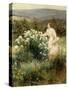 Picking Wild Flowers-Francis Coates Jones-Stretched Canvas