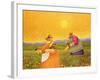 Picking Wildflowers-Lowell Herrero-Framed Art Print