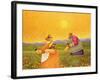 Picking Wildflowers-Lowell Herrero-Framed Art Print