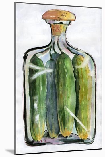 Pickle Jar Painting-Blenda Tyvoll-Mounted Art Print