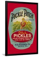 Pickle Patch Dill Pickles-null-Framed Art Print