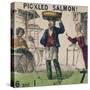 Pickled Salmon!, Cries of London, C1840-TH Jones-Stretched Canvas
