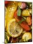 Pickled Vegetables with Herbs and Garlic-null-Mounted Photographic Print