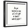 Pickup Lines I-Leah York-Framed Art Print