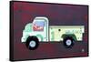 Pickup Truck-Design Turnpike-Framed Stretched Canvas