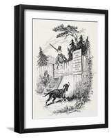 Pickwick Club, Illustration for Novel-Charles Dickens-Framed Giclee Print