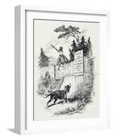 Pickwick Club, Illustration for Novel-Charles Dickens-Framed Giclee Print