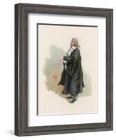 Pickwick Papers: Serjeant Buzfuz-Joseph Clayton Clarke-Framed Art Print