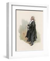 Pickwick Papers: Serjeant Buzfuz-Joseph Clayton Clarke-Framed Art Print