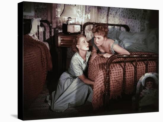 PICNIC, 1956 directed by JOSHUA LOGAN Betty Field and Kim Novak (photo)-null-Stretched Canvas