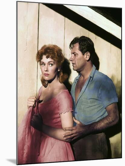 PICNIC, 1956 directed by JOSHUA LOGAN Kim Novak and William Holden (photo)-null-Mounted Photo