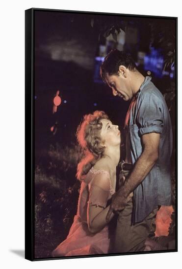 PICNIC, 1956 directed by JOSHUA LOGAN Kim Novak and William Holden (photo)-null-Framed Stretched Canvas