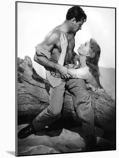 PICNIC, 1956 directed by JOSHUA LOGAN William Holden and Kim Novak (b/w photo)-null-Mounted Photo