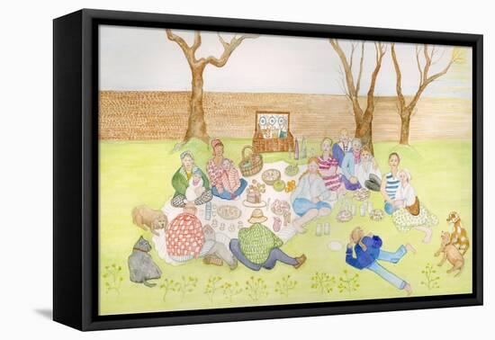 Picnic, 2018-Gillian Lawson-Framed Stretched Canvas