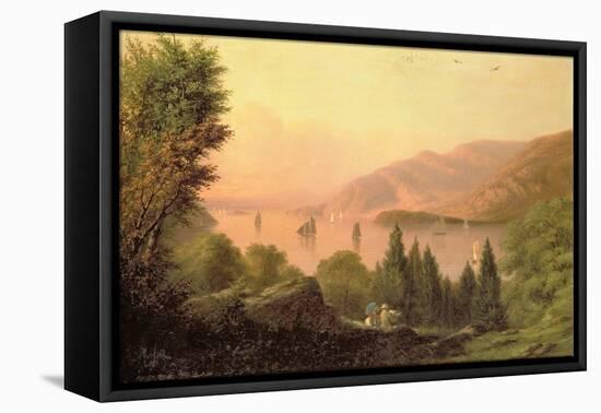 Picnic Along the Hudson, 1881-Robert Walter Weir-Framed Stretched Canvas