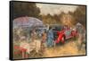 Picnic at Althorp-Peter Miller-Framed Stretched Canvas