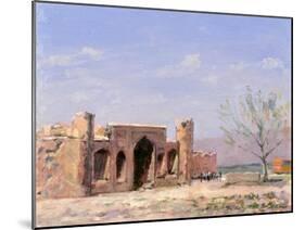 Picnic at Caravanserai-Bob Brown-Mounted Giclee Print