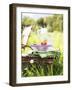 Picnic Basket with Picnicware and Radishes-null-Framed Photographic Print