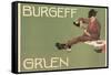 Picnic Burgeff Gruen Champagne Ad-null-Framed Stretched Canvas