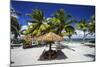 Picnic Huts on the Beaches of Alphonse Island, Seychelles-Matt Jones-Mounted Photographic Print