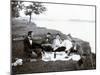 Picnic in 1900-null-Mounted Photographic Print