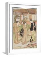 Picnic in a Daimyo's Garden, 1786-Torii Kiyonaga-Framed Giclee Print