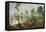 Picnic in a Park-Christoffel Jacobsz Van Der Lamen-Framed Stretched Canvas