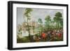 Picnic in a Park-Christoffel Jacobsz Van Der Lamen-Framed Giclee Print