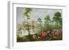 Picnic in a Park-Christoffel Jacobsz Van Der Lamen-Framed Giclee Print