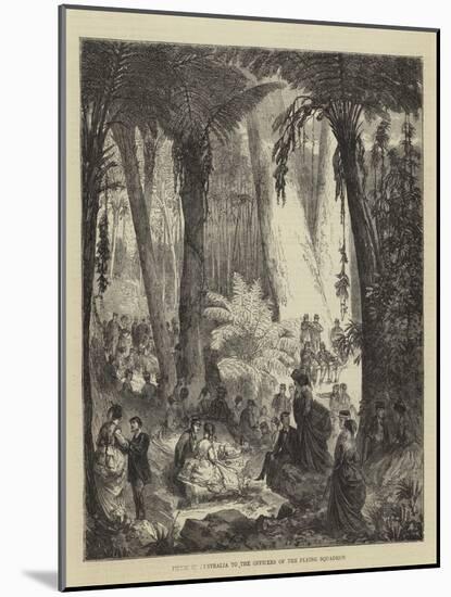 Picnic in Australia to the Officers of the Flying Squadron-null-Mounted Giclee Print