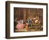 Picnic in Countryside, in Manner of Pietro Longhi-null-Framed Giclee Print