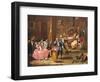 Picnic in Countryside, in Manner of Pietro Longhi-null-Framed Giclee Print