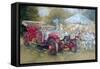 Picnic in Ghost-Peter Miller-Framed Stretched Canvas