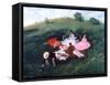 Picnic in May, 1873-Pal Szinyei Merse-Framed Stretched Canvas