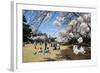 Picnic in the Cherry Blossom in the Shinjuku-Gyoen Park, Tokyo, Japan, Asia-Michael Runkel-Framed Photographic Print