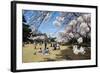 Picnic in the Cherry Blossom in the Shinjuku-Gyoen Park, Tokyo, Japan, Asia-Michael Runkel-Framed Photographic Print