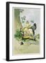 Picnic in the Shade, Published 1835, Reprinted in 1908-Peter Fendi-Framed Premium Giclee Print