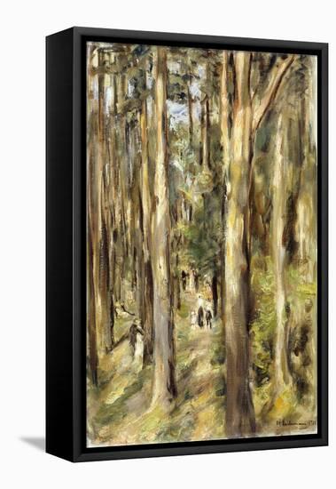 Picnic in the Woods, 1920-Max Liebermann-Framed Stretched Canvas