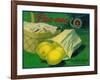 Picnic Lemon Label - Whittier, CA-Lantern Press-Framed Art Print