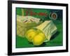 Picnic Lemon Label - Whittier, CA-Lantern Press-Framed Art Print