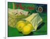 Picnic Lemon Label - Whittier, CA-Lantern Press-Framed Art Print