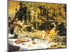 Picnic Lunch by Pool, 1876-James Tissot-Mounted Giclee Print