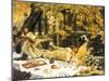 Picnic Lunch by Pool, 1876-James Tissot-Mounted Giclee Print